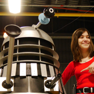 Clara and a Dalek