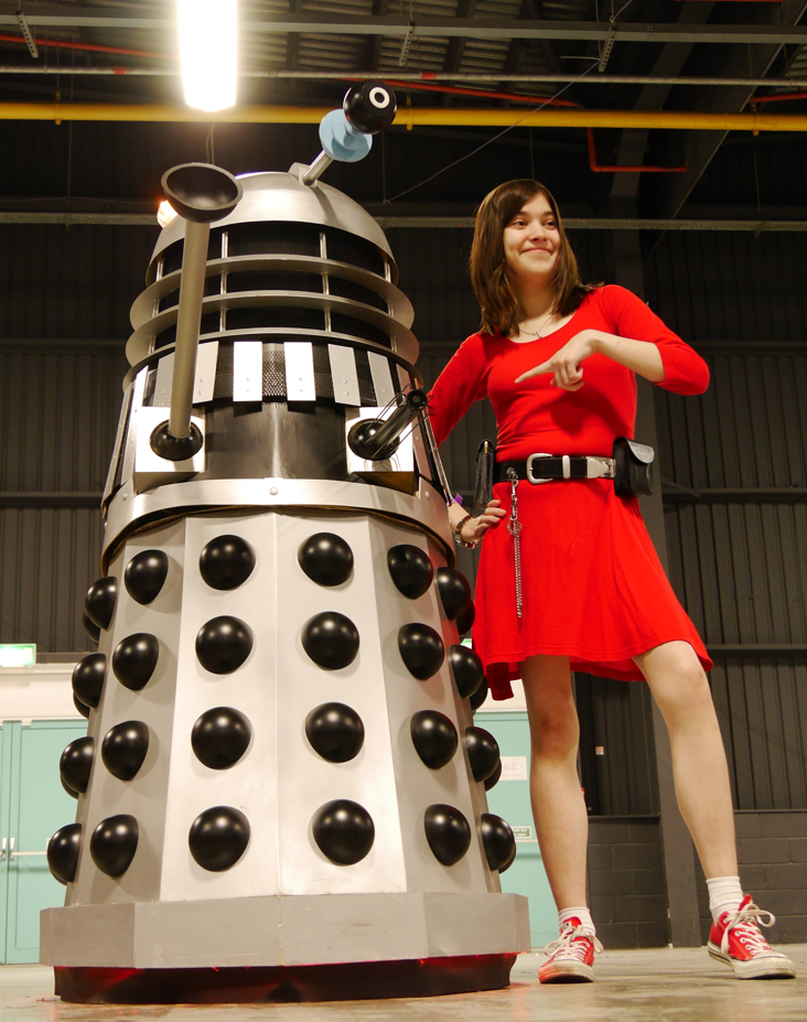 Oswin Oswald and a Dalek